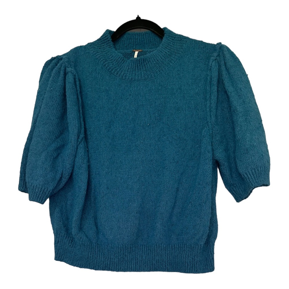 Free People Blue Shirt